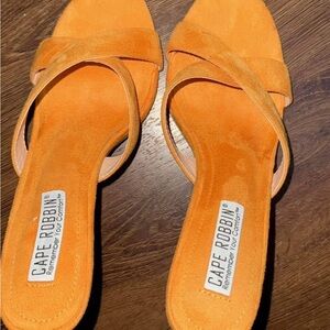 Kardashian Kollection Women's Orange Sandals